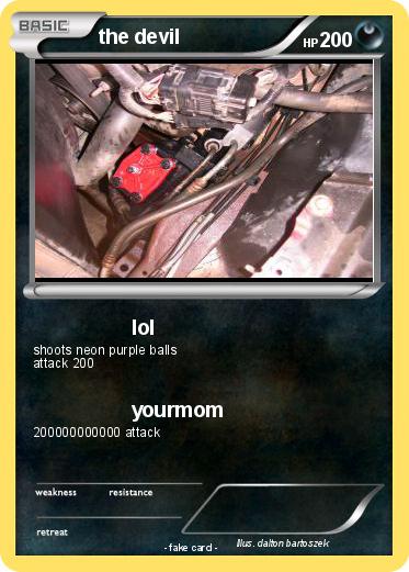 Pokemon the devil