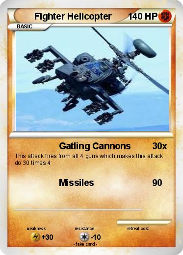 Pokemon Fighter Helicopter