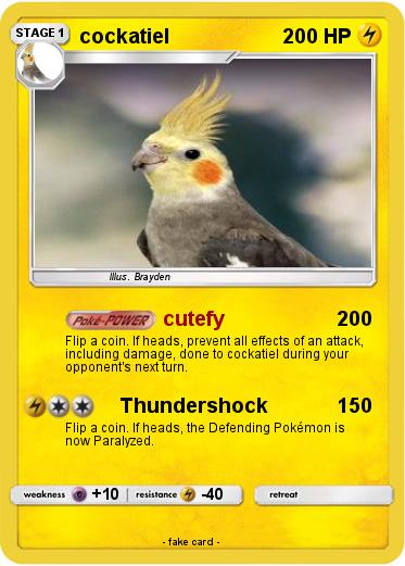 Pokemon cockatiel