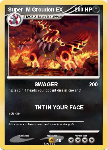 Pokemon Super  M Groudon EX