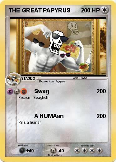 Pokemon THE GREAT PAPYRUS