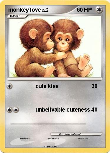 Pokemon monkey love