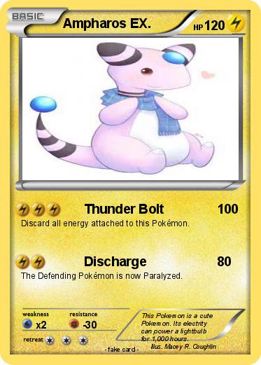 Pokemon Ampharos EX.