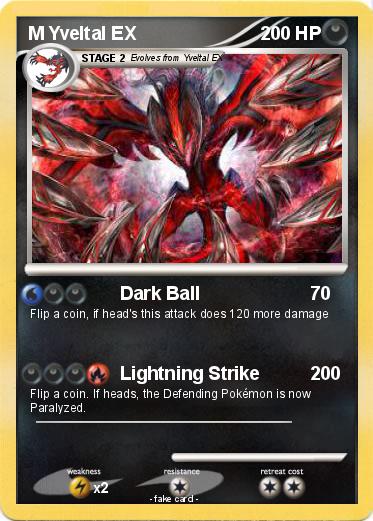 Pokemon M Yveltal EX