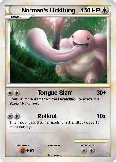 Pokemon Norman's Lickitung
