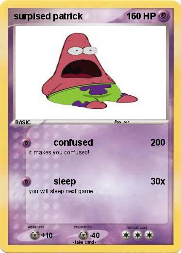 Pokemon surpised patrick