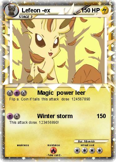 Pokemon Lefeon -ex