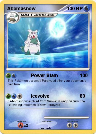 Pokemon Abomasnow