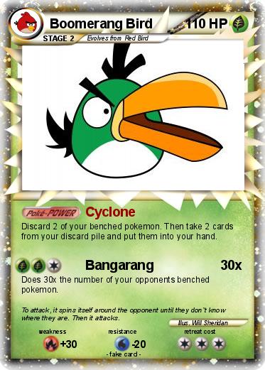 Pokemon Boomerang Bird
