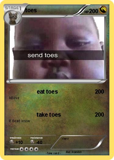 Pokemon toes