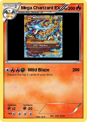 Pokemon Mega Charizard EX