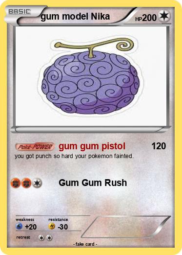 Pokemon gum model Nika