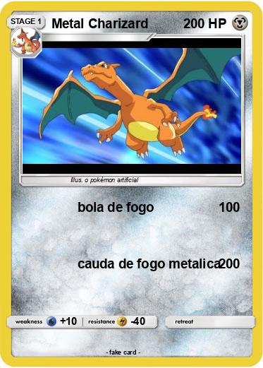 Pokemon Metal Charizard