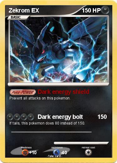 Pokemon Zekrom EX