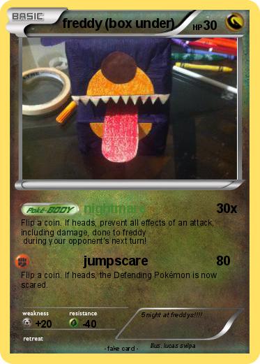 Pokemon freddy (box under)