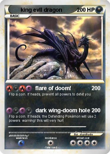 Pokemon king evll dragon