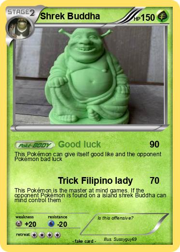Pokemon Shrek Buddha
