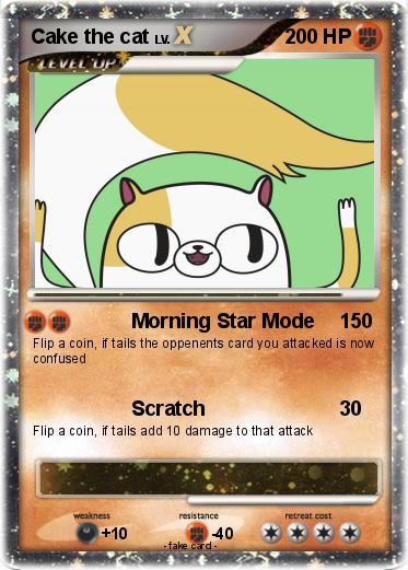 Pokemon Cake the cat