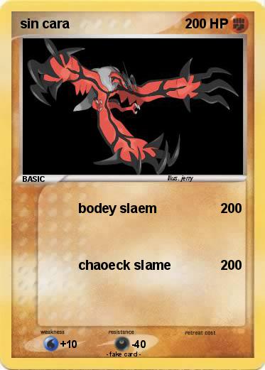 Pokemon sin cara
