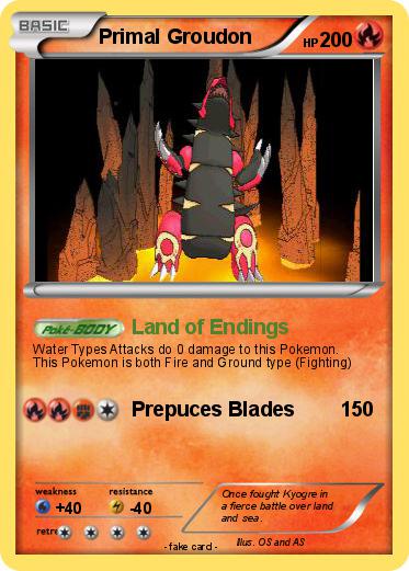 Pokemon Primal Groudon