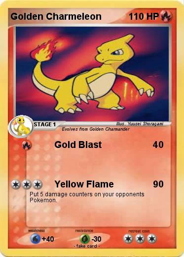 Pokemon Golden Charmeleon