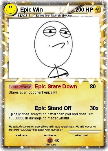 Pokemon Epic Win