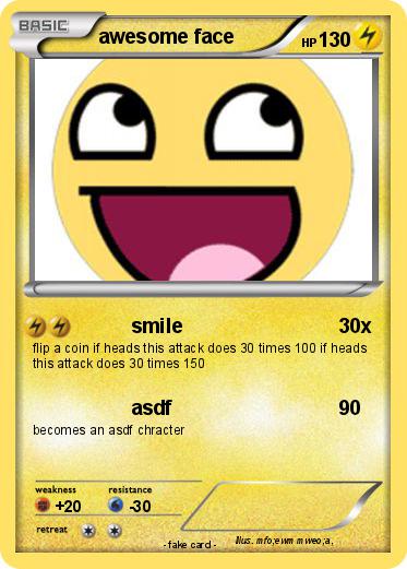 Pokemon awesome face
