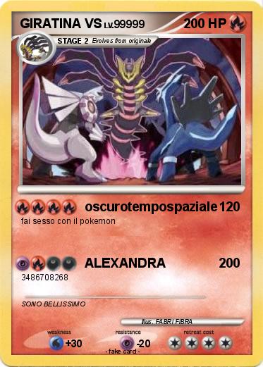 Pokemon GIRATINA VS