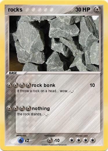 Pokemon rocks