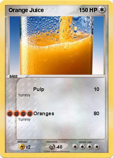 Pokemon Orange Juice