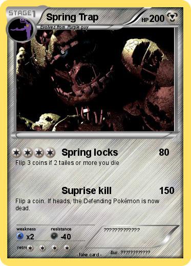 Pokemon Spring Trap Pokemon Spring Trap