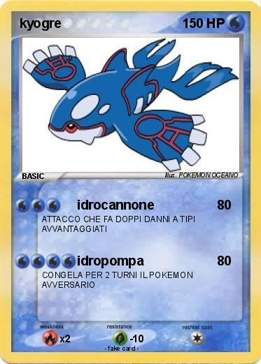 Pokemon kyogre