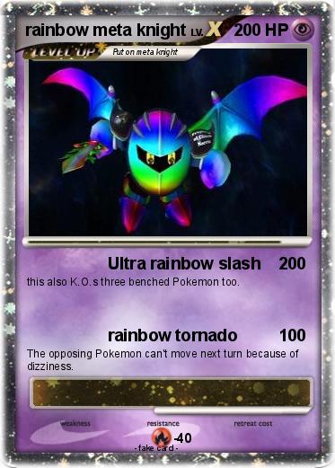 Pokemon rainbow meta knight