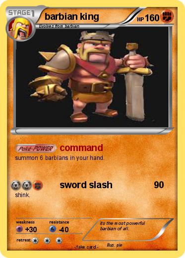 Pokemon barbian king