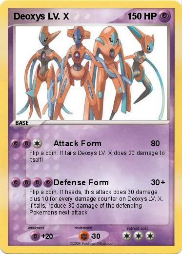 Pokemon Deoxys LV. X