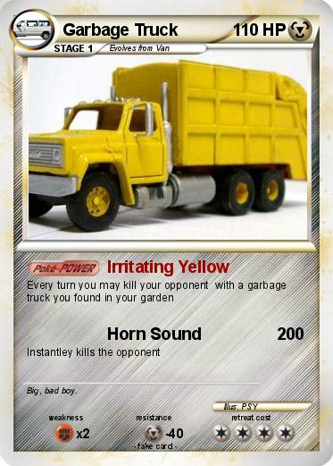 Pokemon Garbage Truck