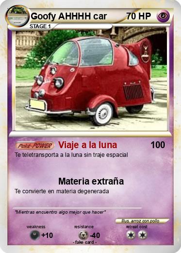 Pokemon Goofy AHHHH car