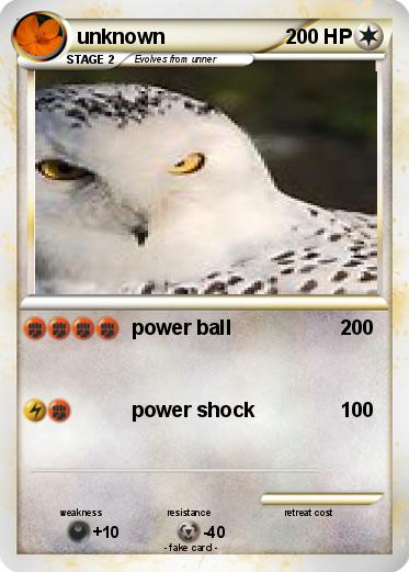 Pokemon unknown