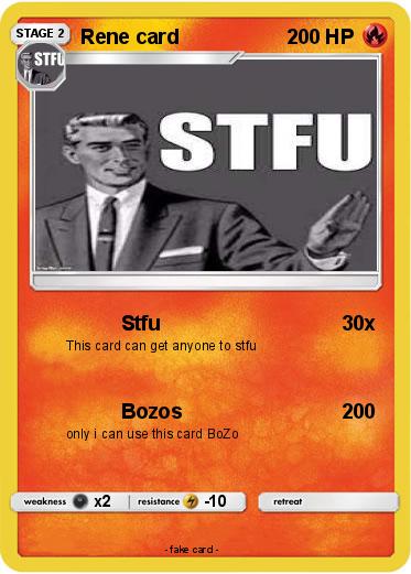 Pokemon Rene card
