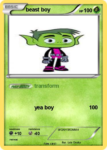 Pokemon beast boy