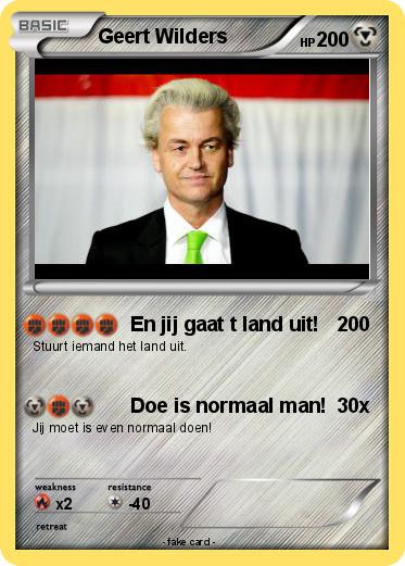 Pokemon Geert Wilders