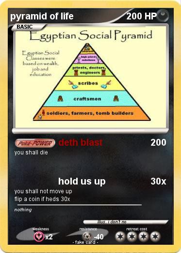Pokemon pyramid of life
