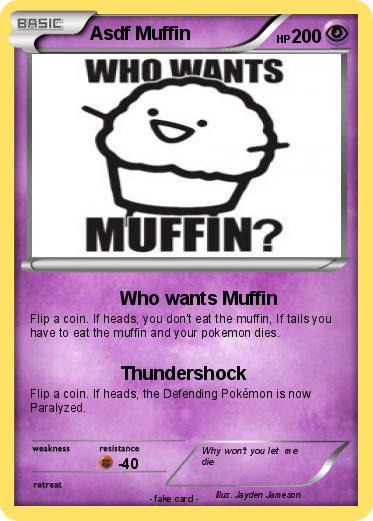 Pokemon Asdf Muffin