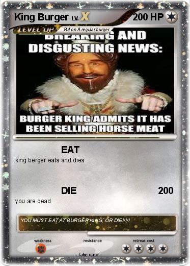 Pokemon King Burger
