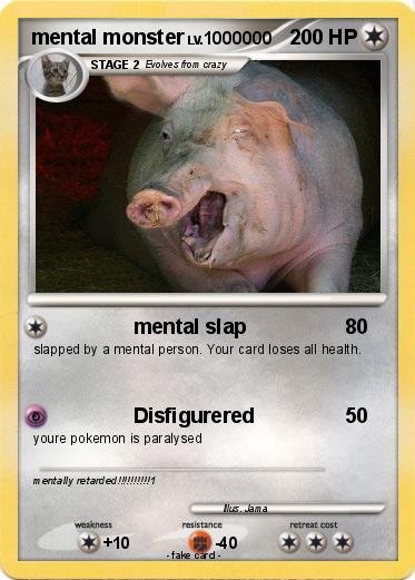 Pokemon mental monster