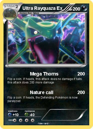 Pokemon Ultra Rayquaza Ex
