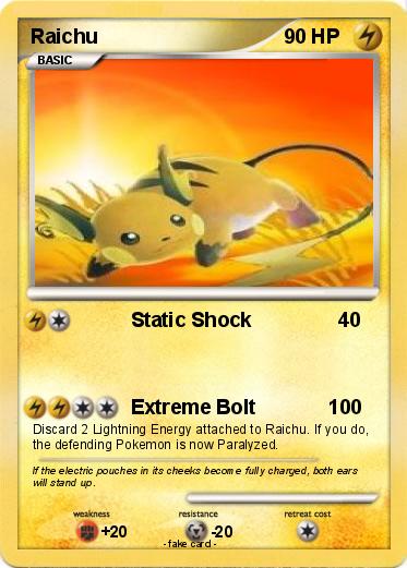 Pokemon Raichu