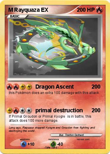 Pokemon M Rayquaza EX