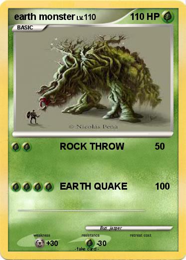 Pokemon earth monster