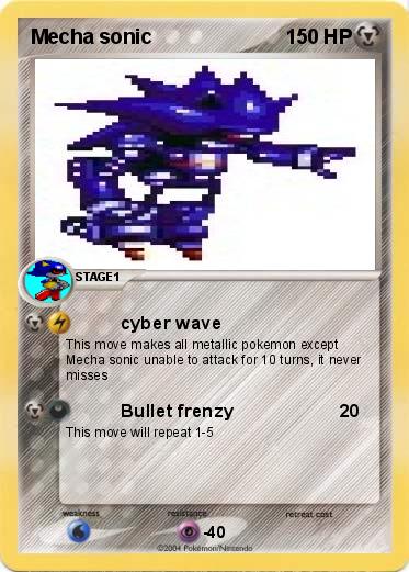 Pokemon Mecha sonic